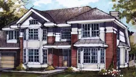 2 Story Craftsman House Plans