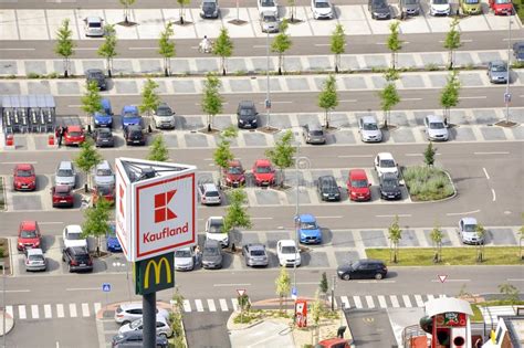 Parking Lot in Front of Kaufland and McDonalds Editorial Photo - Image ...