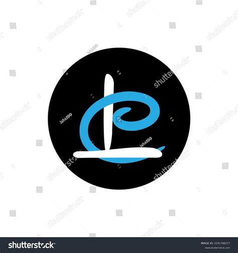 Lc Letter Logo Design On Black Stock Vector (Royalty Free) 2141788277 ...