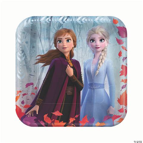 Disneys Frozen II Movie Paper Dinner Plates 8 Ct Oriental Trading