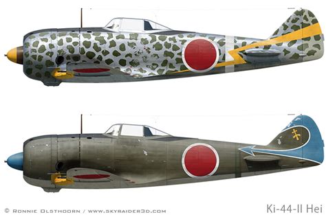 Skyraiders 3d Aviation Art Gallery Aircraft 9 Nakajima Ki 44 Tojo