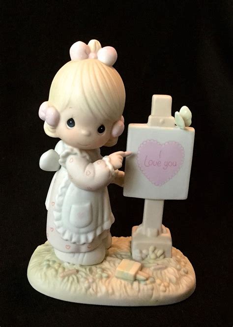 Precious Moments Loving You Dear Valentine 1987 Etsy Precious