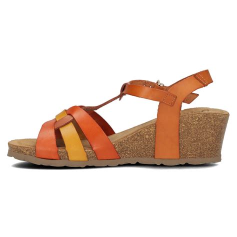 Leather Sandals Yokono MONACO 184 VAQ MULT Orange Filippo Pl