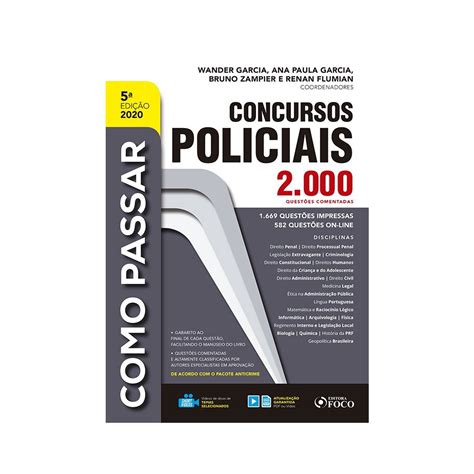 Livro Como Passar Em Concursos Policiais Quest Es Comentadas