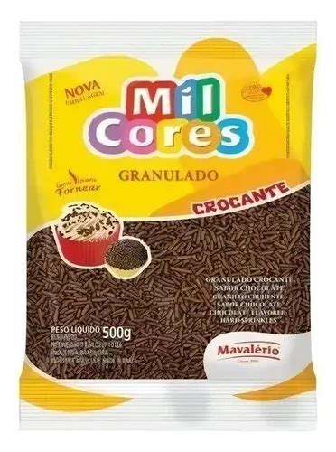 Granulado Crocante Chocolate Brigadeiro G Maval Rio