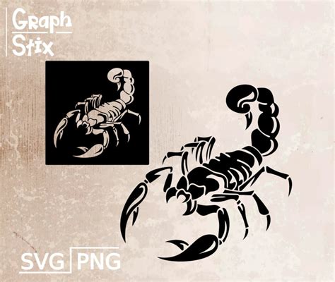 Scorpion Logo Design, Premium Vector, Decal, Clip Art SVG Sign for ...