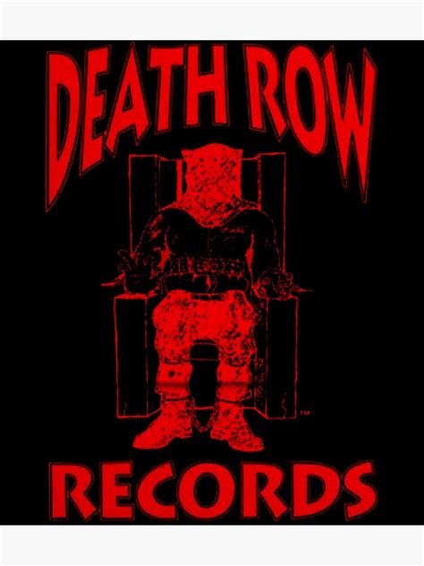 "Death Row Records Red Logo" Art Print for Sale by shopSCUIC | Redbubble