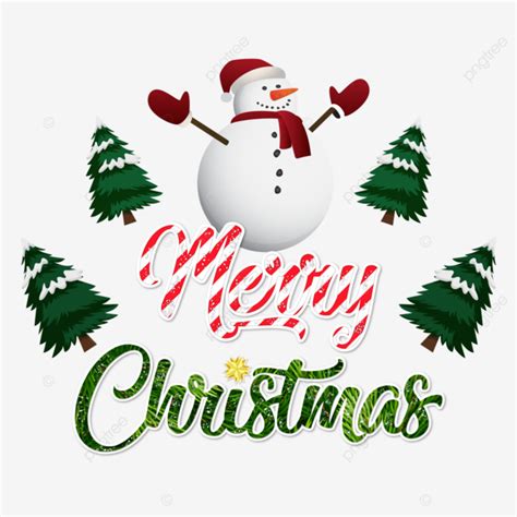 Merry Christmas Sticker Xmas Tree Hohoho Snowman Christmas Sticker