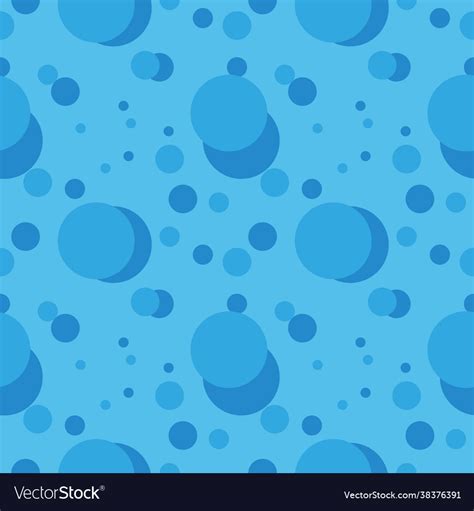 Blue dotted seamless pattern background Royalty Free Vector