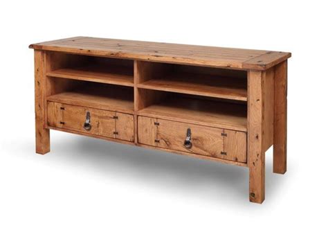 Rustic Oak Entertainment Unit