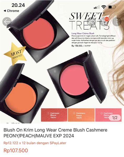 Jafra Cream Blush Mauve Kesehatan Kecantikan Rias Wajah Di Carousell