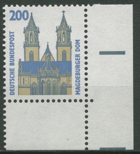 Bund Sehensw Rdigkeiten Swk Ecke Postfrisch Briefmarken