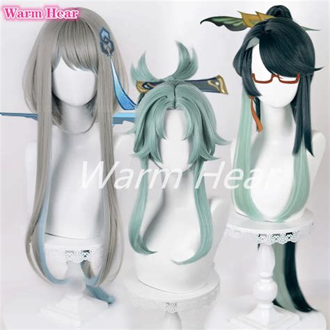 New Game Genshin Impact Guizhong Madame Ping Cloud Retainer Cosplay Wig Heat Resistant