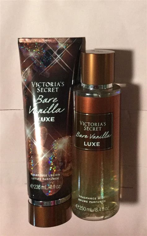 New Victoria S Secret Vs Bare Vanilla Luxe Fragrance Body Mist Lotion