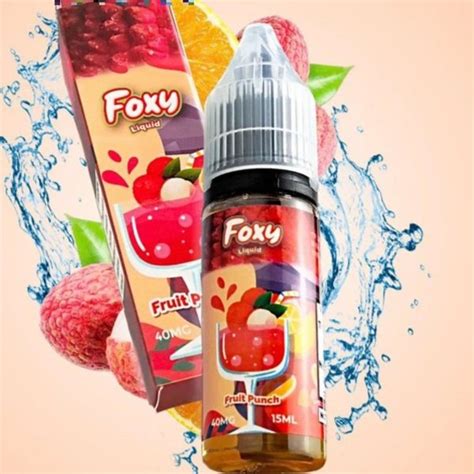 Jual Foxy Fruit Punch Liquid Salt Nicotine 15ml Fruity Series By Indo