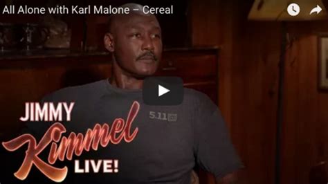 First Edition All Alone With Karl Malone On Jimmy Kimmel Live