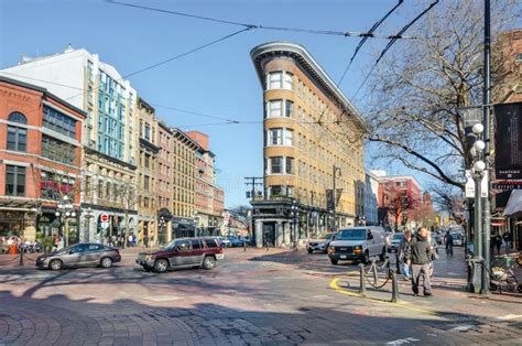 Streets of the Vancouver, Canada Editorial Photo - Image of tower, road ...