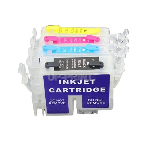 Cartucho De Tinta Recargable Compatible Con Epson C70 C80 C80N