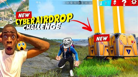 New Cyber Airdrop Only Challenge In Solo Vs Squad Free Fire Max YouTube