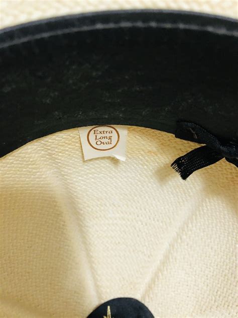 Churchill Ltd Hats Straw Fah Vintage Straw Hat Xtra Long Oval Ebay