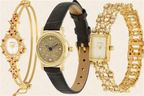 Titan Nebula Luxury Watches In Gold And Precious Stones For Women