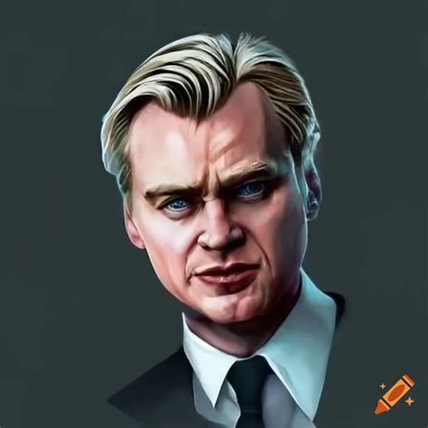 Portrait Of Christopher Nolan On Craiyon