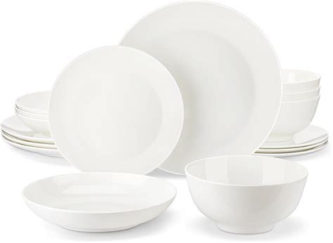 Malacasa Dinner Sets For Piece Fine Bone China Plates And Bowls