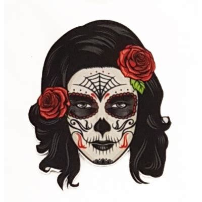 Parche De Ropa Termoadhesivo Calavera Mexicana Catrina Mercer A Noiva