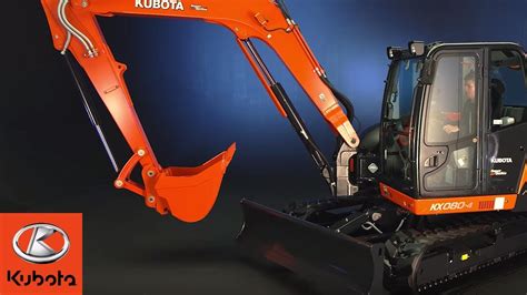 Lexcavatrice Utilitaire De 8 Tonnes De Kubota La KX080 YouTube