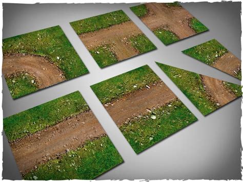 Deepcut Studios Neoprene Terrain Tiles Set Dirt Path At Mighty Ape Nz