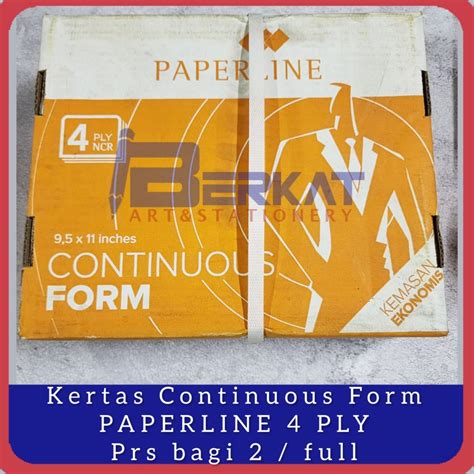 Jual Ekonomis Kertas Continuous Form Paperline Ply Bagi Prs