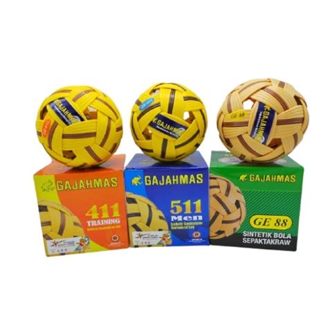 Gajahmas Bola Sepak Takraw Tournament 311411 511 Synthetic Sepak