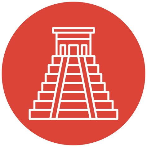 Maya Pyramide Icon Generic Flat