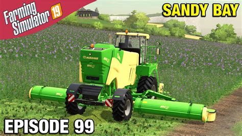 Cutting The Alfalfa Farming Simulator 19 Timelapse Sandy Bay Seasons Fs19 Ep 99 Youtube