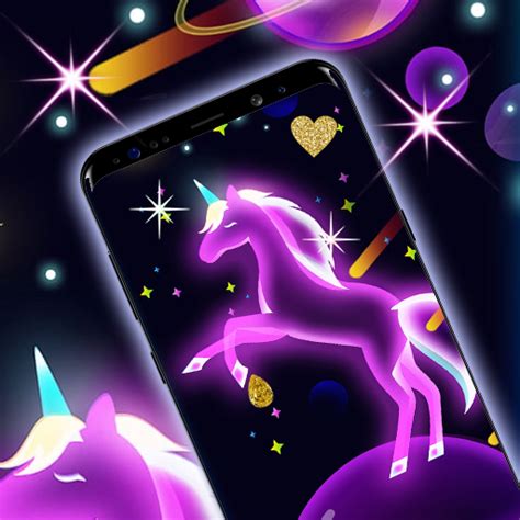 Neon Unicorn Live Wallpaper Aplicaciones En Google Play