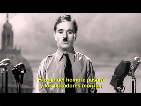 Charles Chaplin El Gran Dictador Discurso Final Subtitulado En