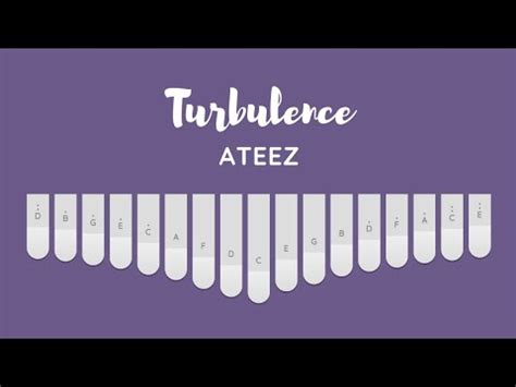 Turbulence ATEEZ Kalimba Cover With Tabs YouTube