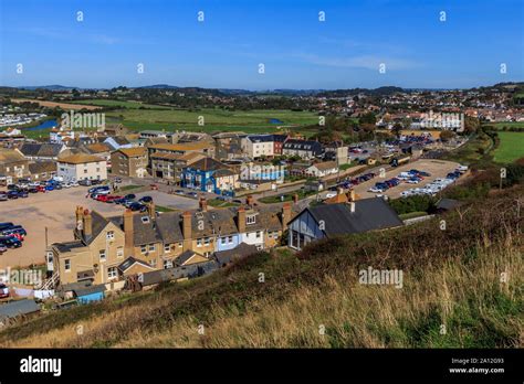 West Bay Coast Resort Jurassic Coast Crumbling Sandstone Cliffs Unesco Site Dorset England