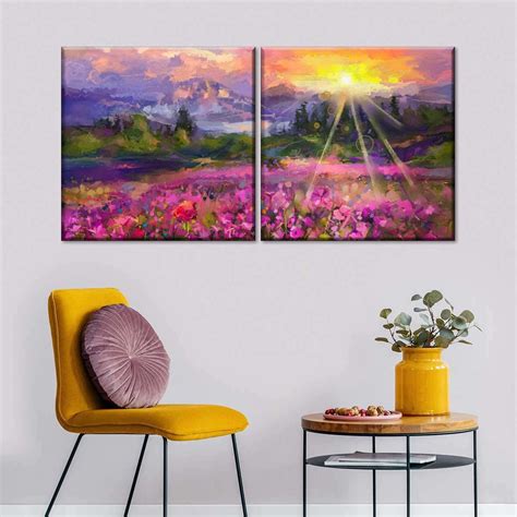 Mountain Scenery Wall Art | Painting