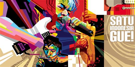 Wedha S Pop Art Portrait Wpap Behance