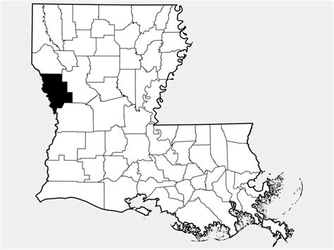 Sabine Parish La Geographic Facts And Maps