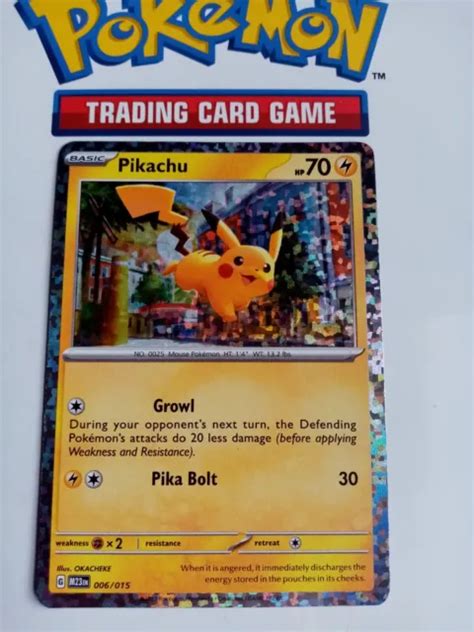 Pikachu Holo Mcdonalds M En Pokemon Card