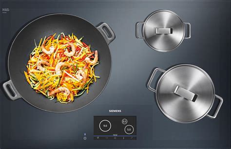 Siemens Full Surface Induction Cooktop Lets You Arrange The Pans