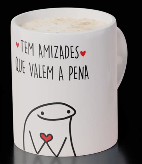 Caneca Personalizada Flork Meme Bentô Cake Amizade Elo7