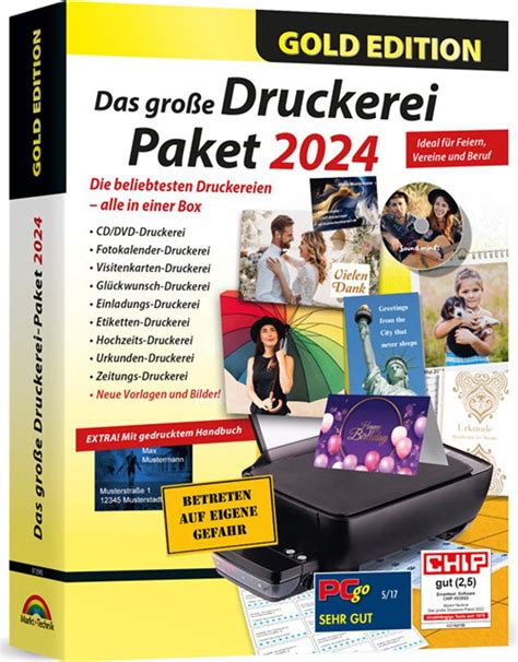 Das große Druckerei Paket 2024 PC DVD ROM Kaufland de