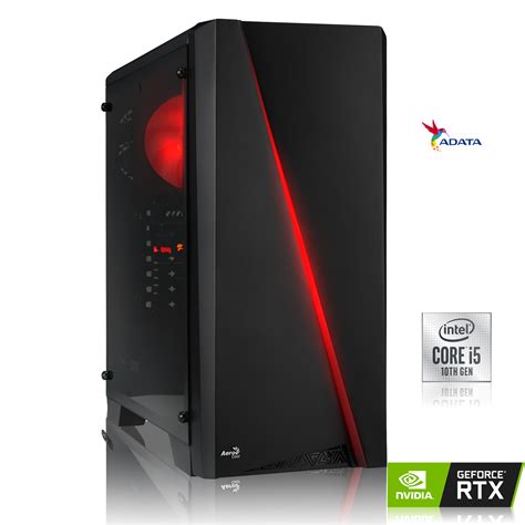 GAMING PC Intel Core I5 10400F 6x2 90GHz 16GB DDR4 RTX 3050 8GB