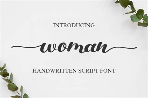 Woman Font Dafont