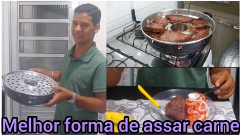 COMO ASSAR CARNE SEM USAR ÓLEO ESSA PANELA vai te ajudar a EMAGRECER