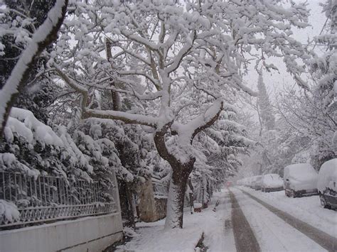 Meteo Cronaca Diretta Neve Anche In Grecia Abbondante Nevicata Ad