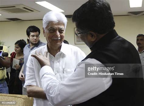 Wipro Chief Azim Premji Meets Ravi Shankar Prasad Photos And Premium High Res Pictures Getty